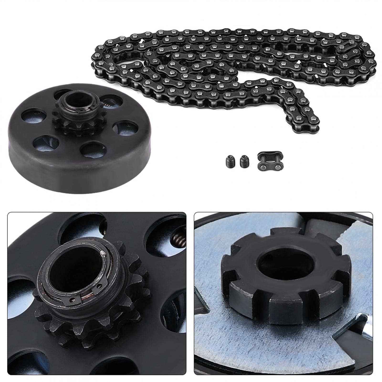 Frizione centrifuga, 3/4", foro 12 denti, #35, set di viti per catena Go Kart Mini Bike 6.5 per frizione 3/4, frizione centrifuga 19 05 mm, frizione centrifuga 25 mm, 3/4 lilla