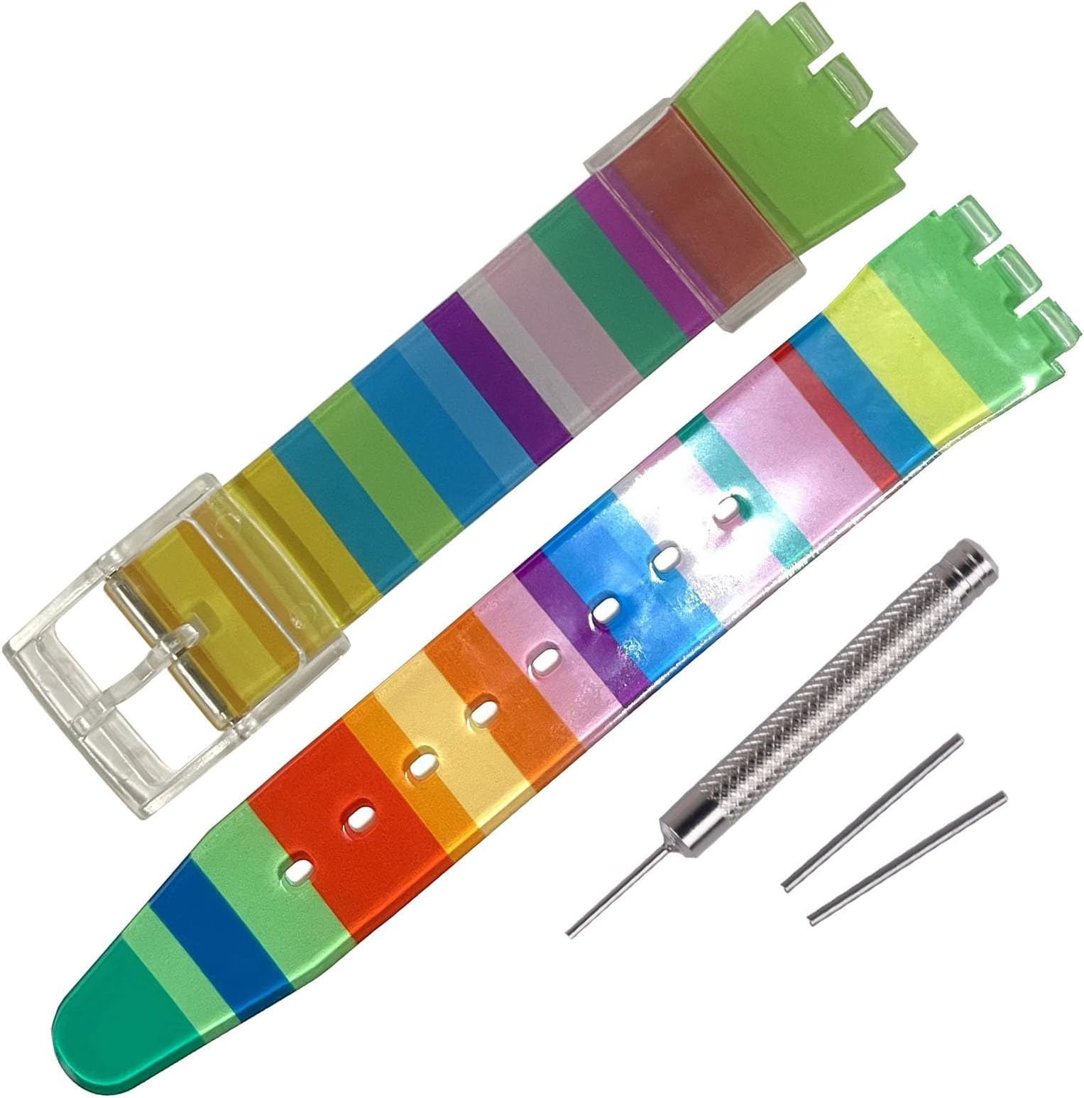 Silicone Rubber Watch Strap/Watch Band Replacement for Swatch