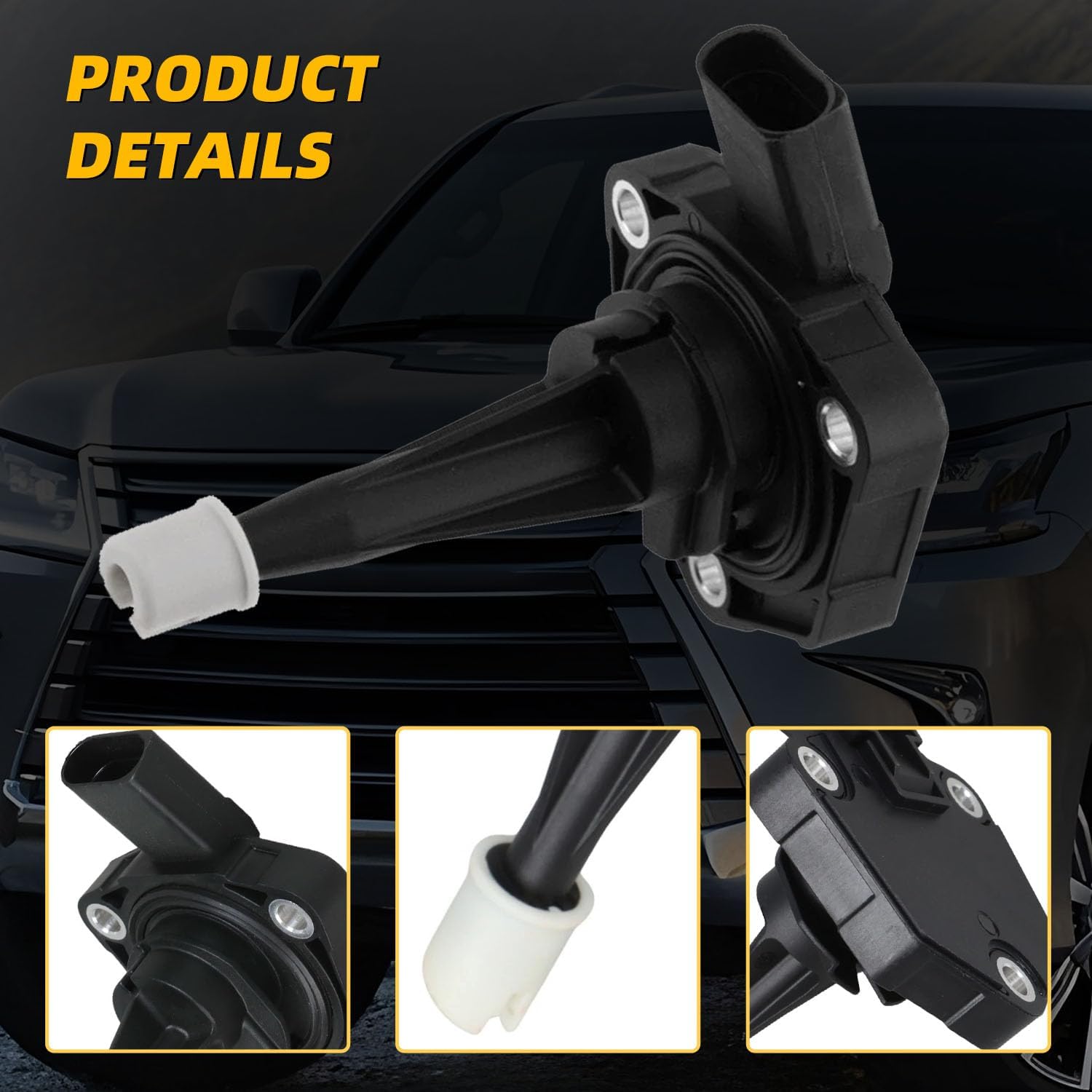 03C907660R Oil Level Sensor Compatible with Audi A6 A7 A8 Quattro V6 3.0L 2013-2016,for Audi Q5 Audi Q7 S4 S5 SQ5 V6 3.0L 2013-2017,Replace FLS312 03C907660R