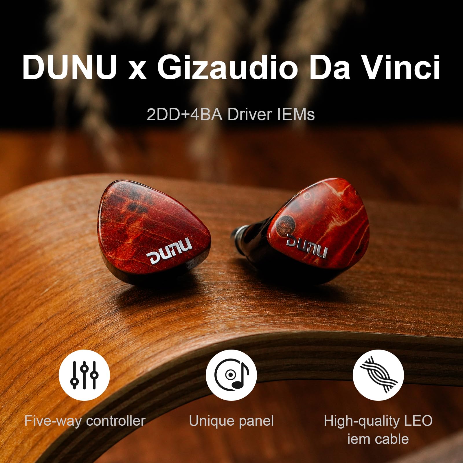 Amazon.co.jp: HiFiGo DUNU x Gizaudio Da Vinci IEMs 2DD+4BA