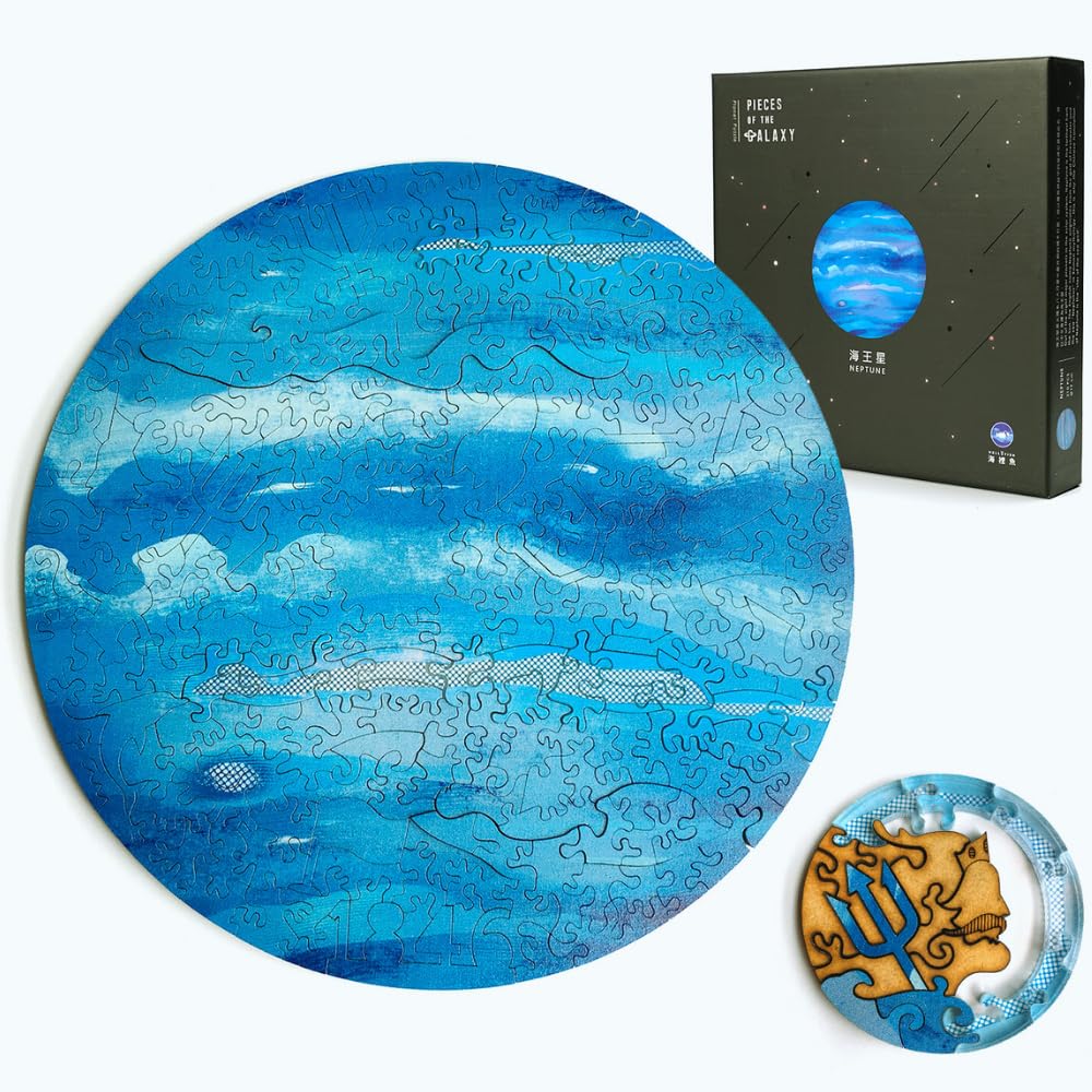 宇宙の破片　海王星　専用フレーム付き 宇宙の破片 NEPTUNE 海王星と専用フレームセット – ご褒美パズル