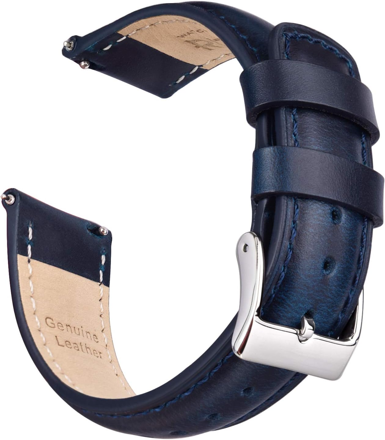 - Christmas Gift Quick Release Leather Watch Bands Genuine Watch Straps for Men Women Top Grain Leather Watch Strap, White Elephant Gifts, Stocking Stuffers for Men, Father's Day gifts