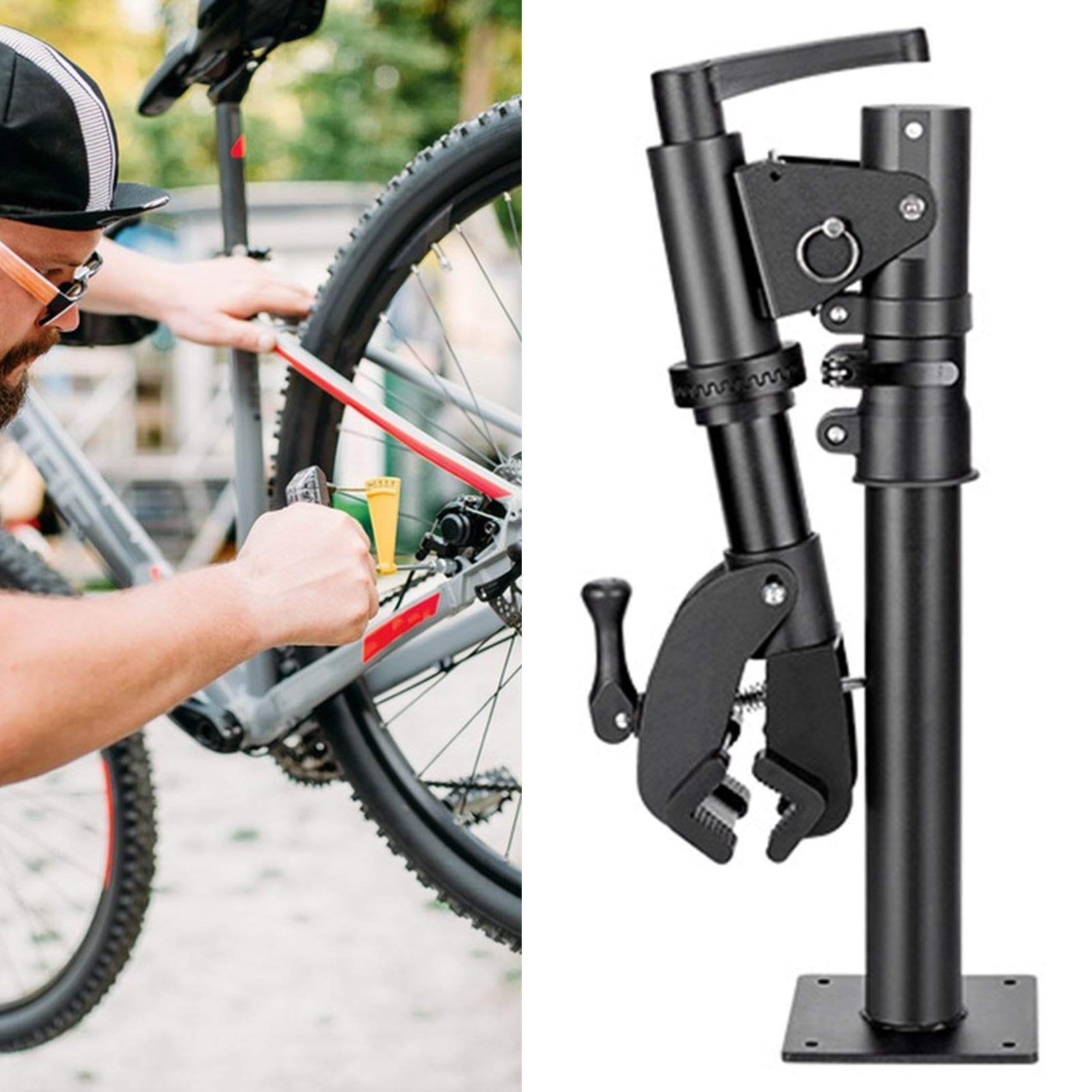 Supporto di riparazione per bicicletta, pieghevole, supporto di