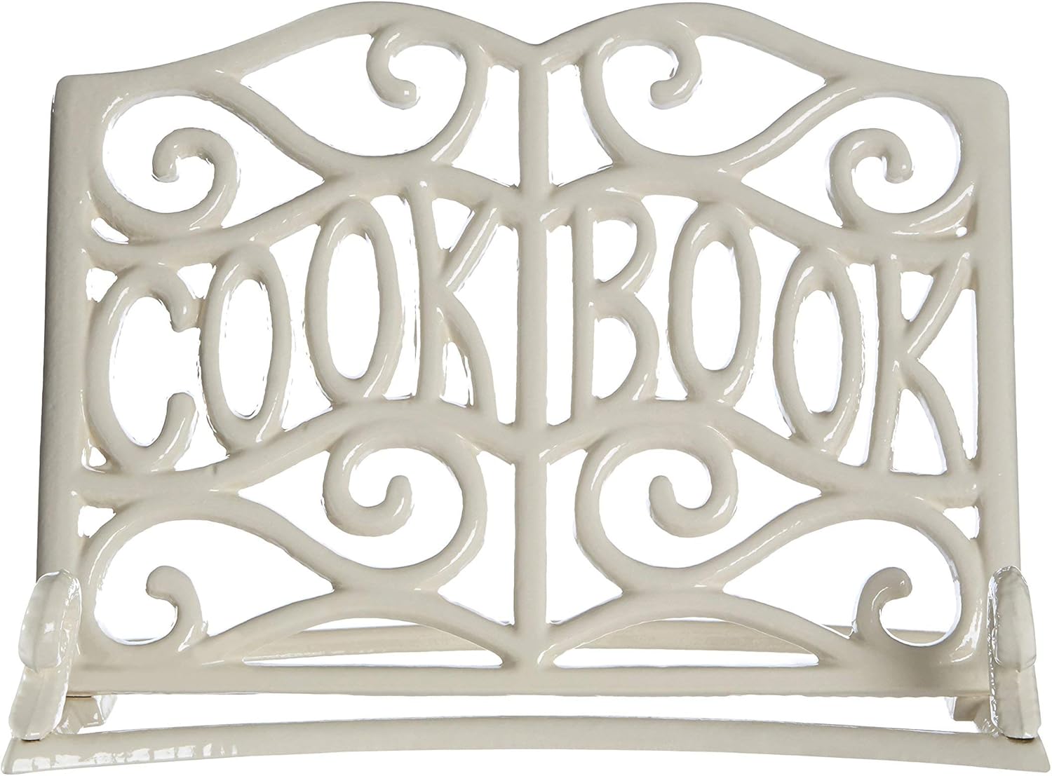 Premier Housewares Cast Iron Cookbook StandCream, H20 x W23 x D18cm Home & Kitchen