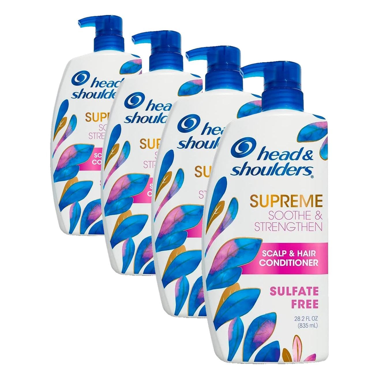 Head & Shoulders 28.2 Fl Oz (Pack of 4) / Conditioner / 4 Conditioners