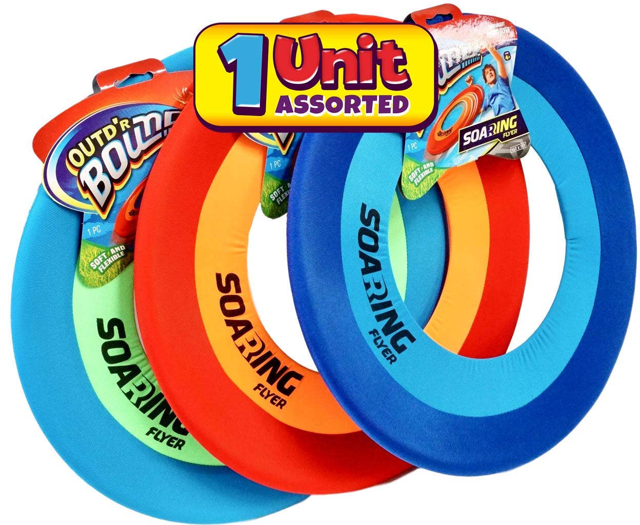 Soft Frisbee JA-RU Soft & Safe Frisbee Throwing Disc Splash Fun ...