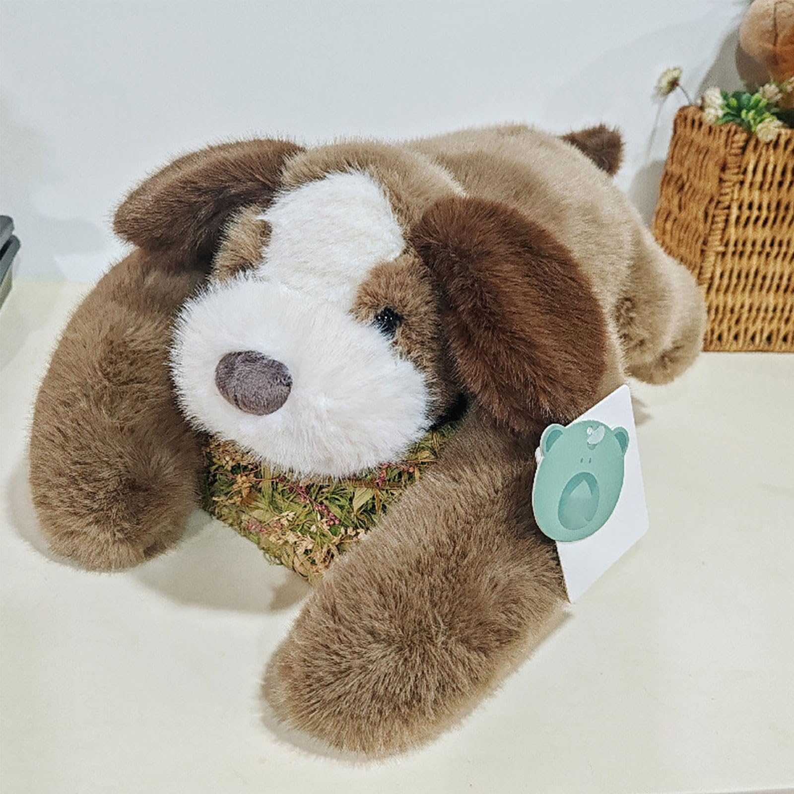 Orsacchiotto Di Peluche Panda Rosso Ponderato, Peluche Di Animali Di Peluche Ripieni, Morbido Cuscino Di Peluche Che Abbraccia Compagno For Sollievo Dall'ansia(Dingo,45cm)