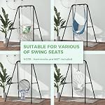 G TALECO GEAR Hammock Chair Stand,Heavy-Duty Steel 300LBS Multi-Use Hammock Stand for Outdoor Indoor, Swing Chair not Include (Black)
