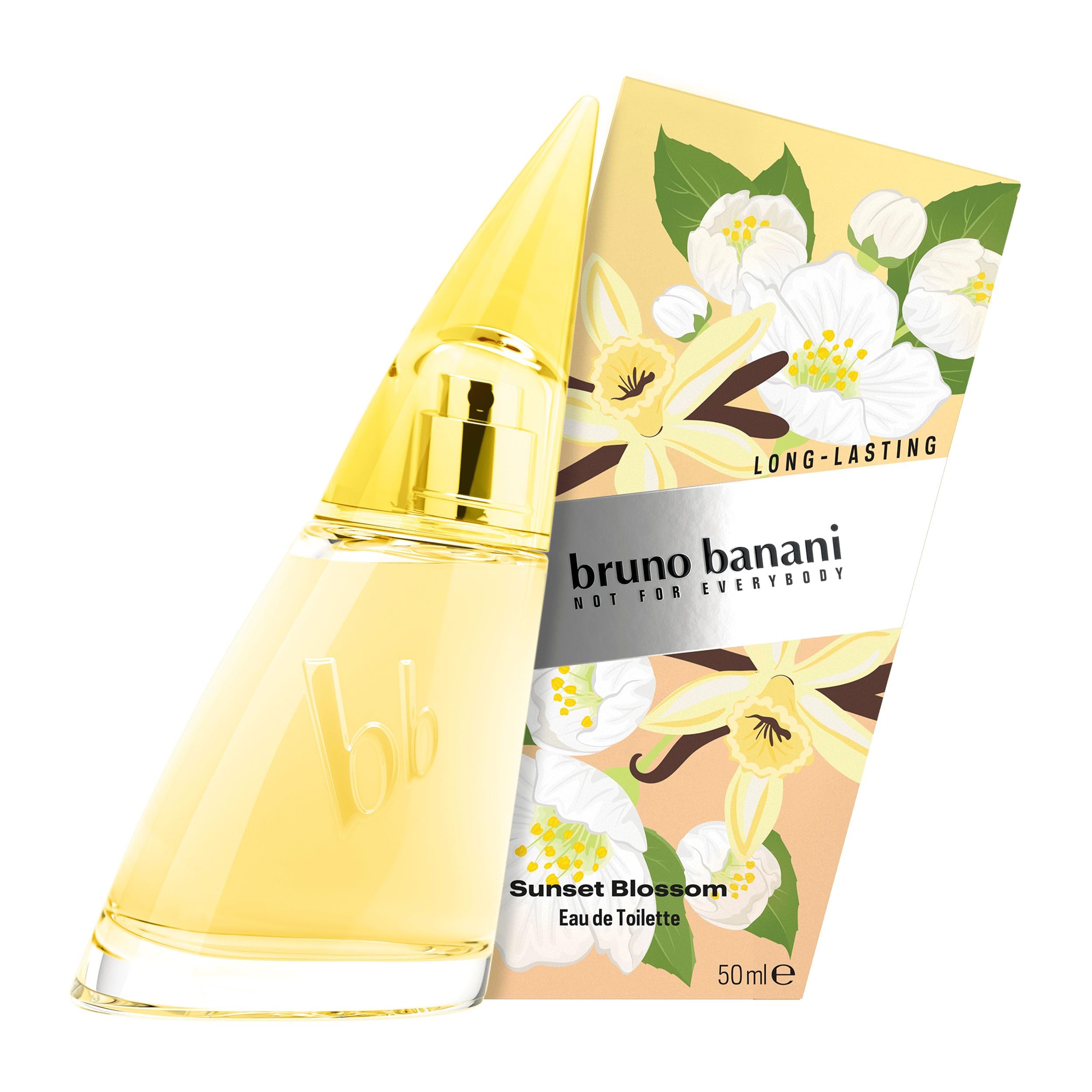 bruno banani Sunset Blossom Damska Woda Toaletowa o Kwiatowym Zapachu, 50 ml