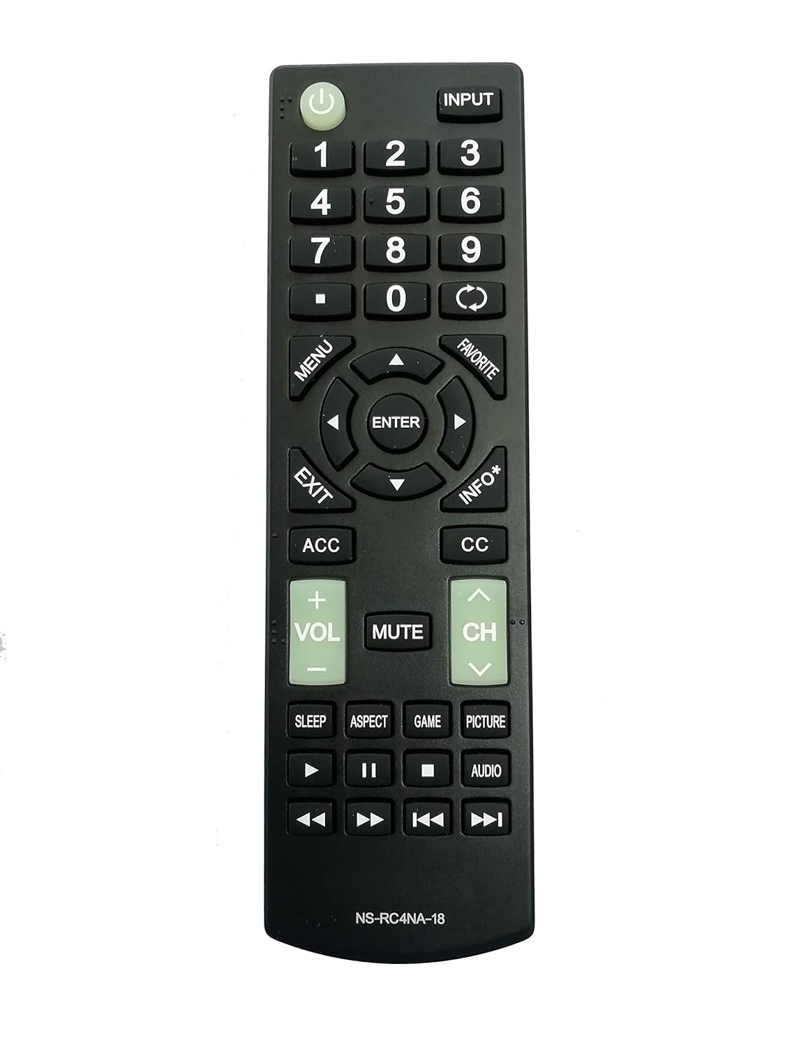 Buy LipiWorld® NSRC4NA18 Remote Control Compatible with Insignia TV