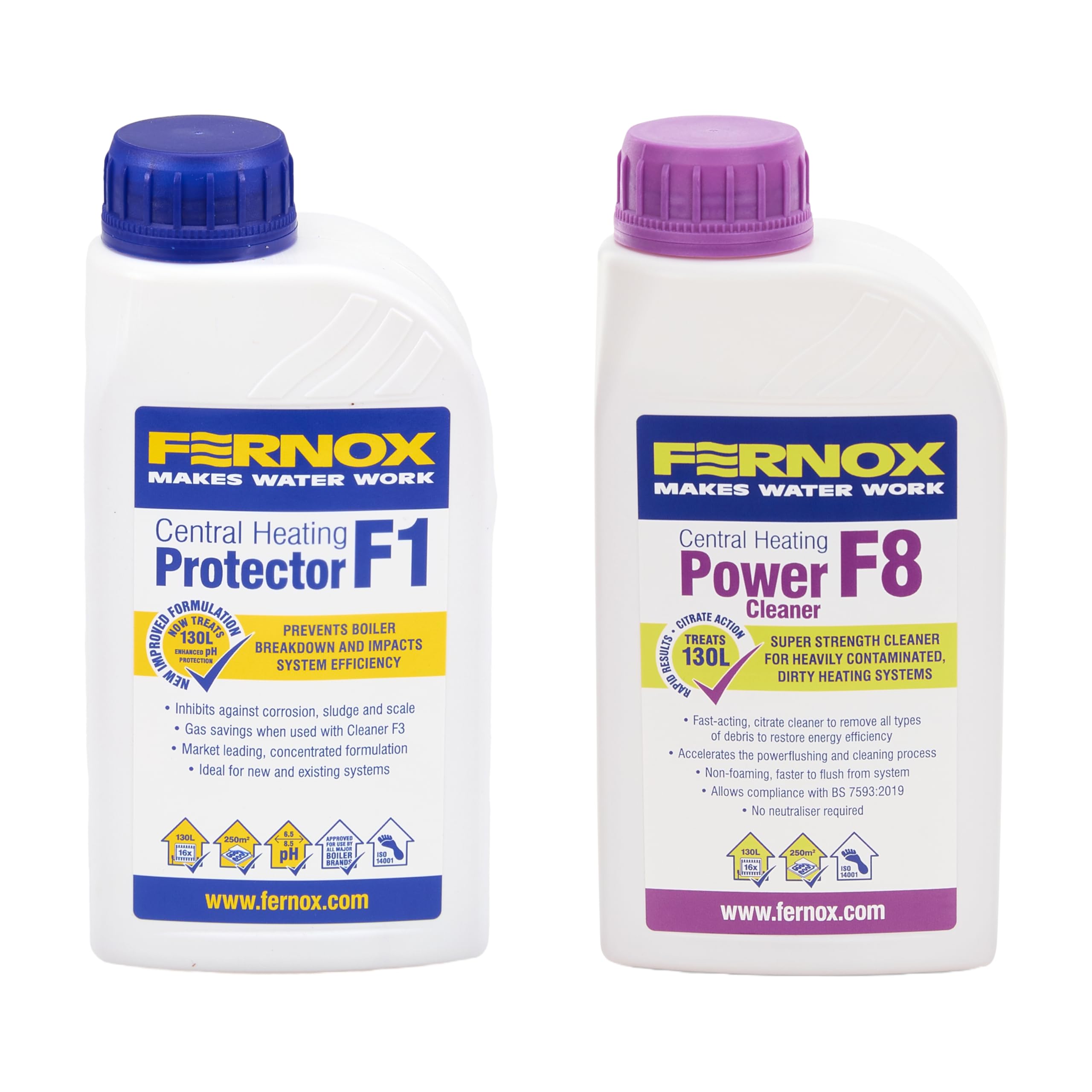 LavaTap – Fernox F1 Inhibitor F8 Central Heating Cleaner – Radiator Cleaner & Central Heating Inhibitor – Radiator Rust Remover – Radiator Inhibitor for Central Heating and Radiator Flush