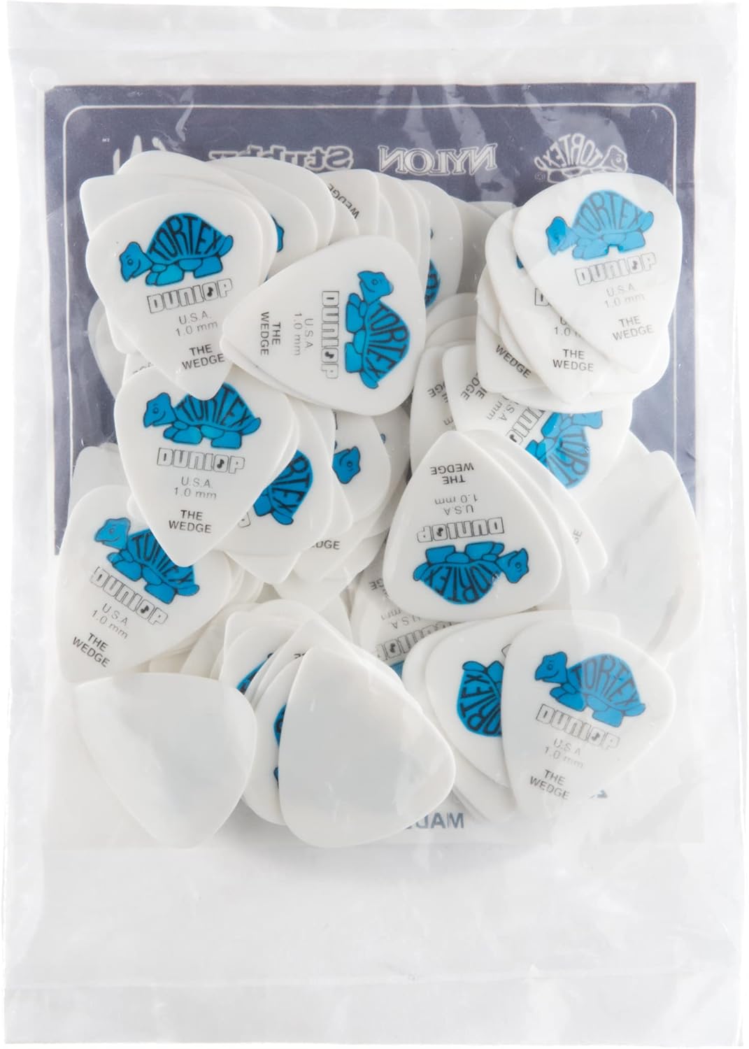 Jim Dunlop Tortex® Wedge Pick 1.0MM - 72 Pack