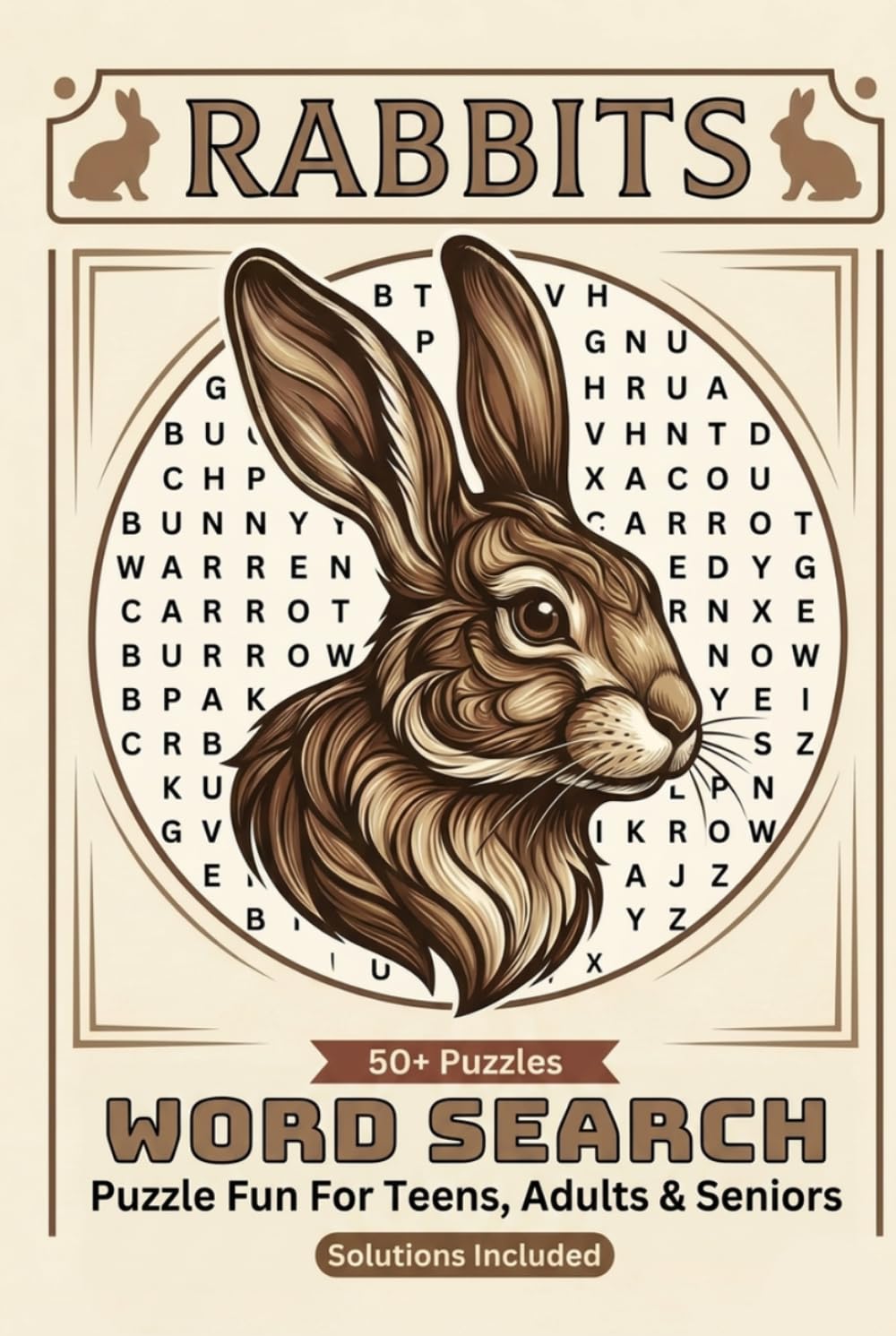 Jumbo Large Print Word Search: 50+ Big Print Puzzles for Adults and Seniors with Diverse Topics, Hidden Words, and Solutions
