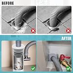 3 PCS Washing Machine Drain Hose Seal, Washing Machine Drain Plug for Kitchen Bath Washing Machine Drain