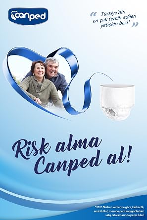 Canped Emici Külot Hasta Bezi, XL Extra Large, 130-170 cm Bel Ölçüsü, 7 Adet