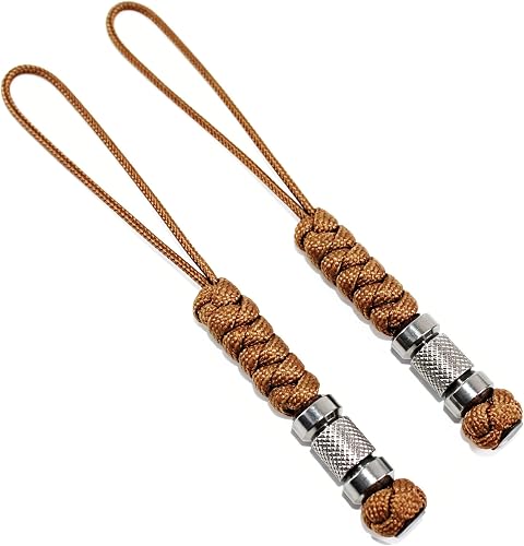Paracord Knife Lanyards with Steel Beads Tactical Lanyards | Paracord Lanyards for Knife EDC Tools Backpacks, Paracord Keychains, 5.5 INCHES
