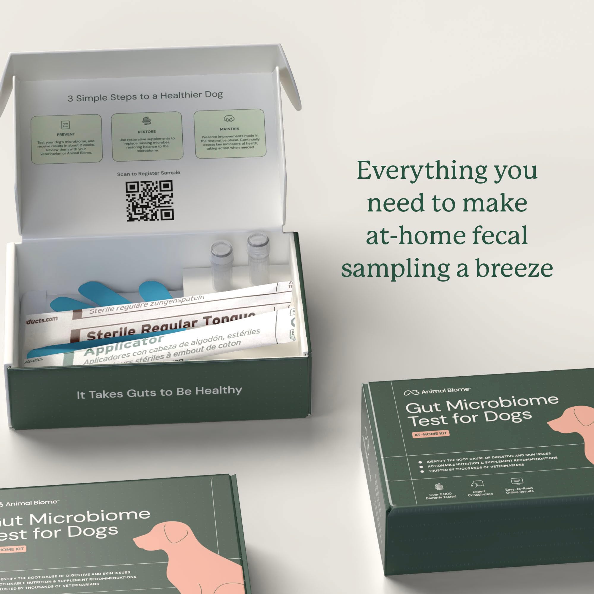 AnimalBiome DoggyBiome - Kit di test per probiotici per cani