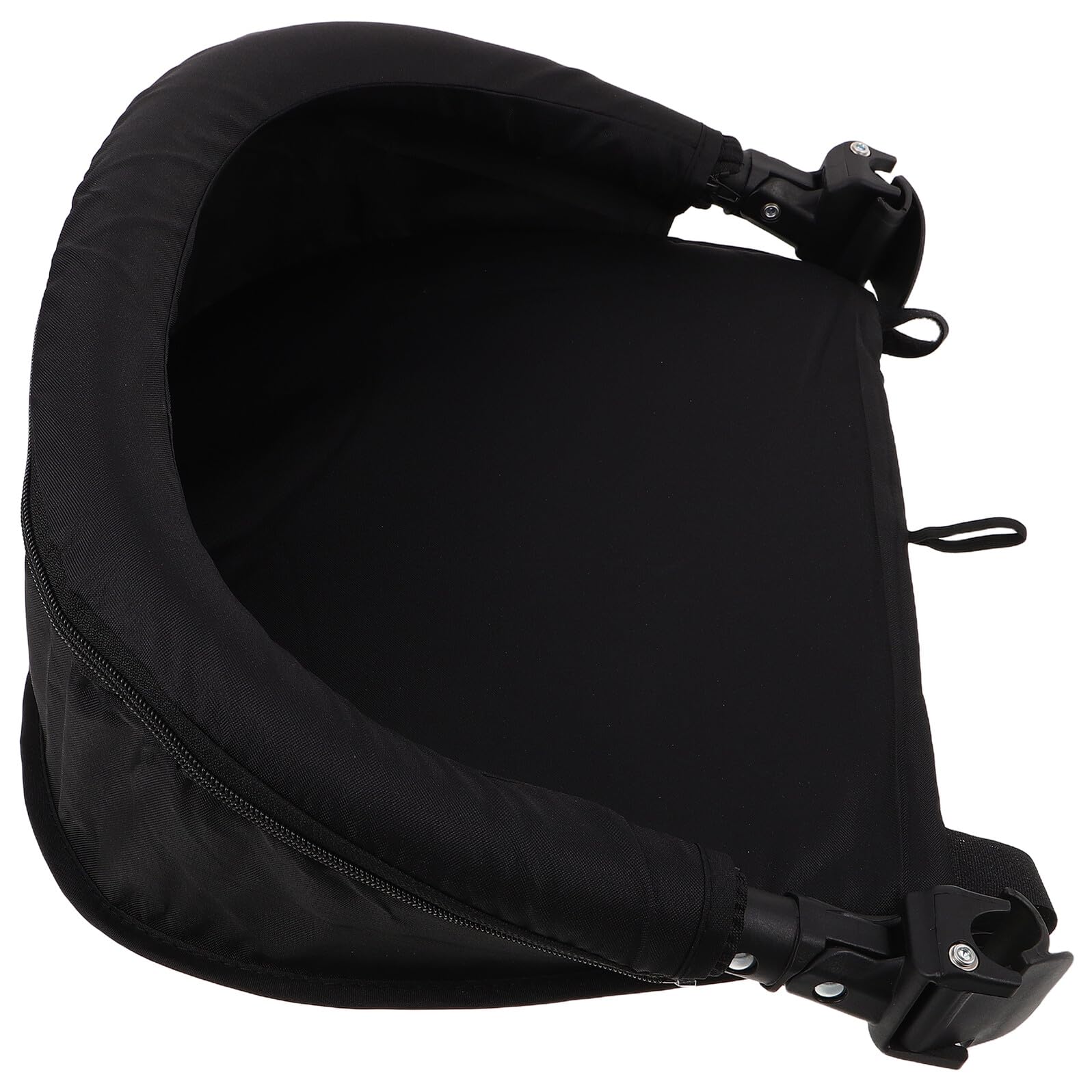 Höhenverstellbare Kinderwagen Beinstütze für Babys, Schwarz | Klappbare Neigung, Oxford Gewebe, Passend für Buggy und Pram, als Zubehör für Säuglinge