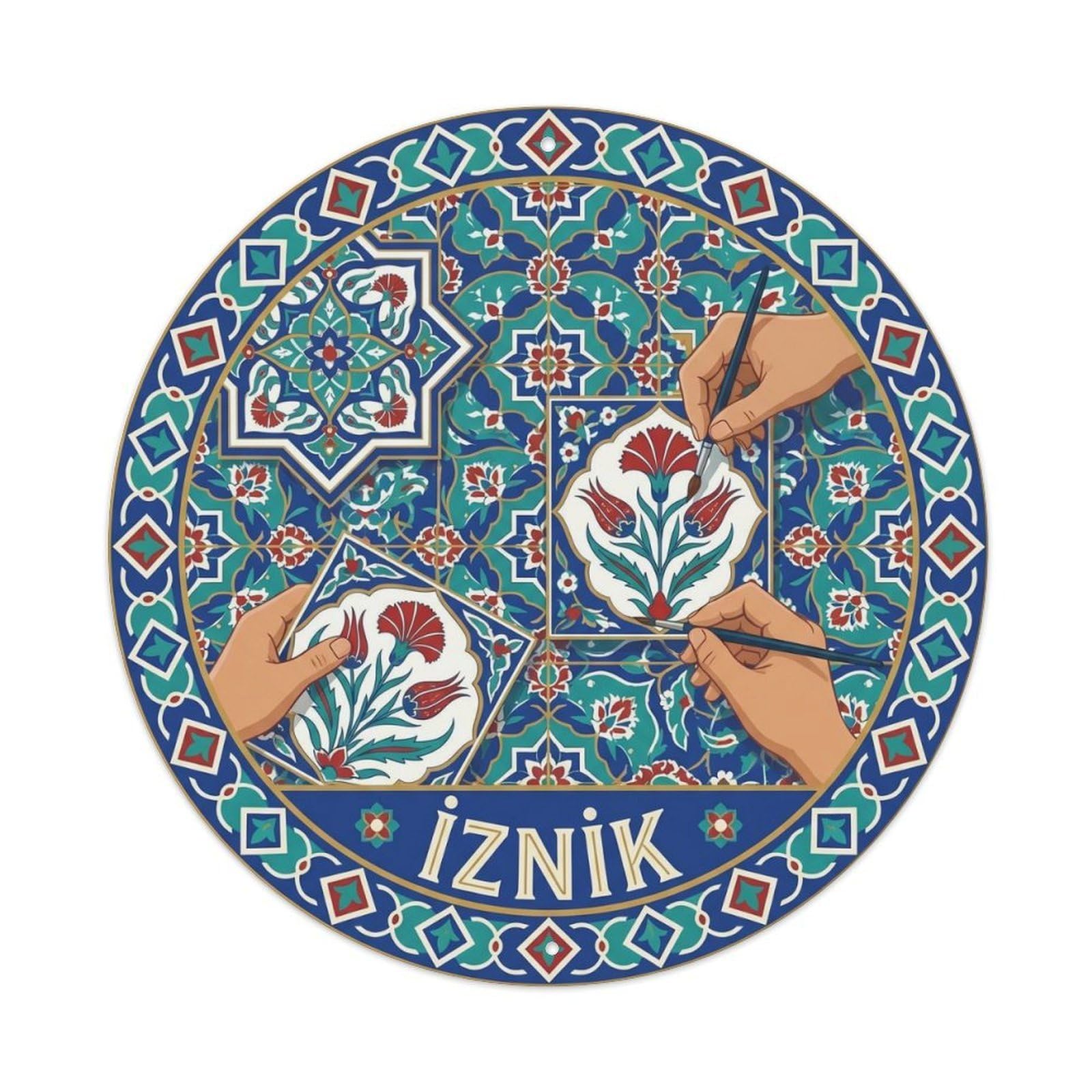 Turkey Iznik Ceramic Tiles Travel Cappadocia Journey Metal Tin Sign