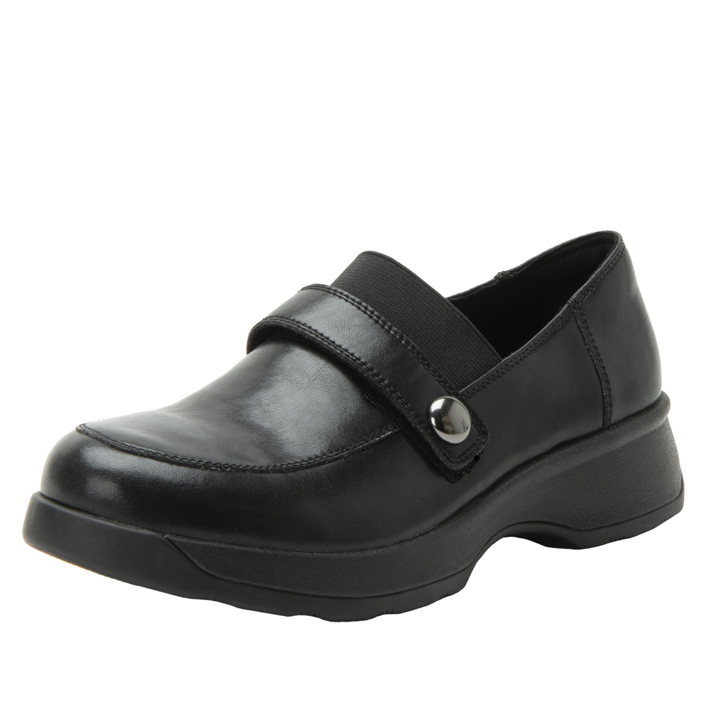 Alegria Women's Janna Leather Z-Tread Button Penny Loafer Slip-On-image-10