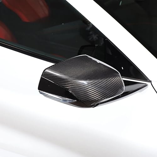 Miniatura 4 de Cubierta de espejo retrovisor interior de fibra de carbono para automóvil, accesorios interiores para Chevrolet Corvette C8 Stingray Z06 2020-2023