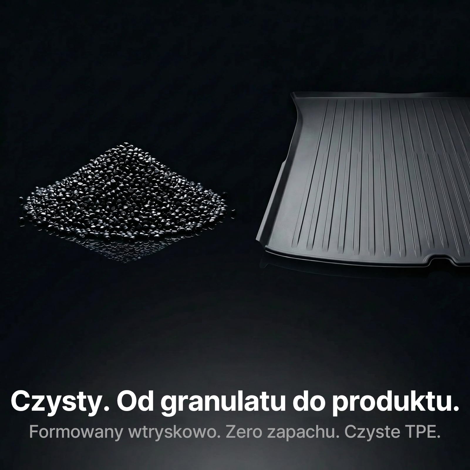 Dywaniki cargo na każdą pogodę do nowego modelu 2025 2026 Tesla Model Y Juniper mata do bagażnika z przodu i z tyłu maty ochronne antypoślizgowe akcesoria TPE (3 szt.)