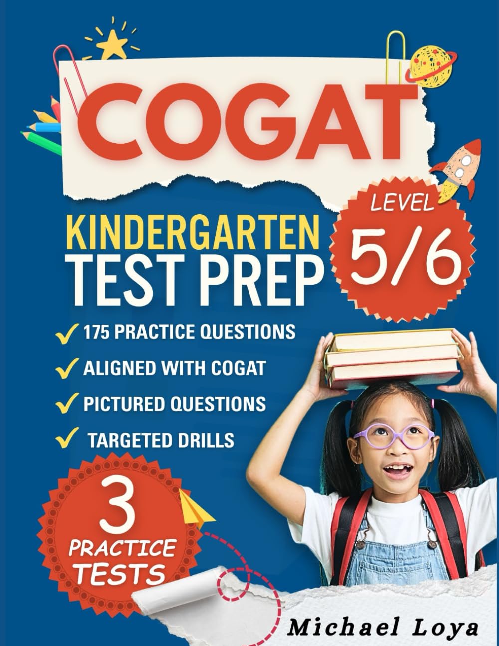 COGAT KINDERGARTEN TEST PREP: Master Verbal, Quantitative, and Nonverbal Reasoning with Practice Questions for Gifted Program Success