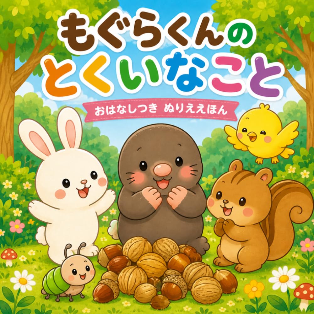 もぐらくんの　とくいなこと: おはなしつき　ぬりええほん（3～5歳・知育） (よんで　ぬれる！　ぬりええほん)