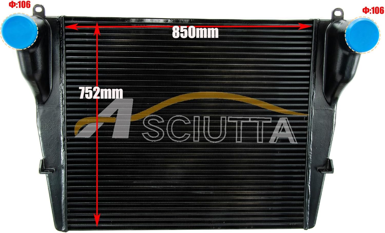 Aluminium Turbo Intercooler Charge Air Cooler for 1995-2008 Peterbilt 379 357 377 378 379 385 96 97 98 99 00 01 02 03 04 05 06 07