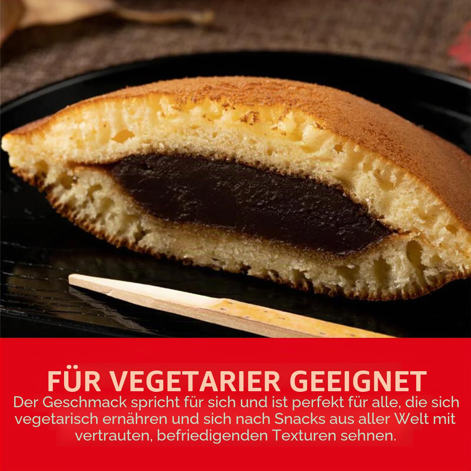 Shirakiku Dorayaki Rote Bohne, 300 g