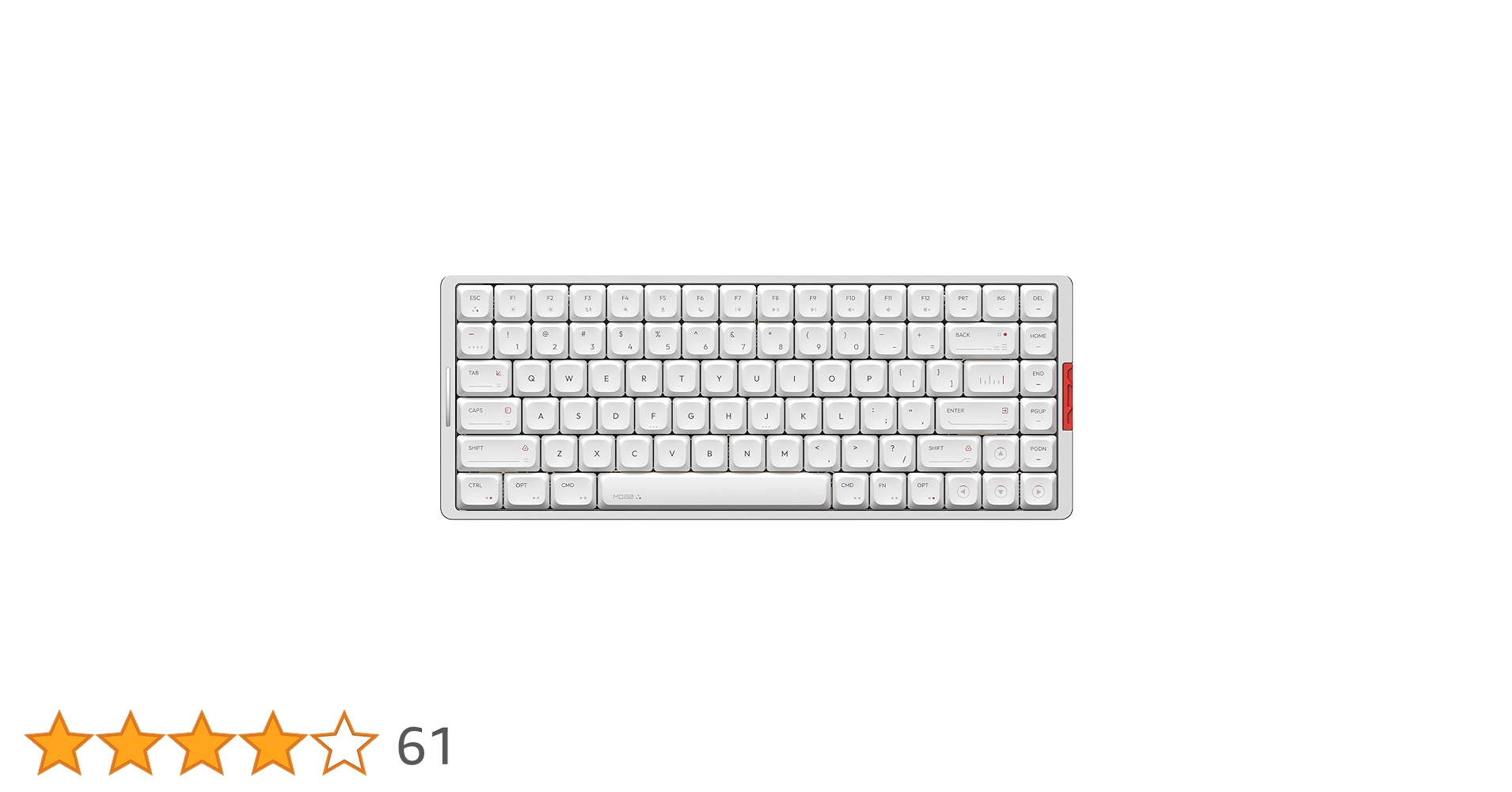 【未使用品】iQunix MQ80 ロープロファイル 75% キーボード 白 Amazon | iQunix MQ80 ロープロファイルメカニカルキーボード 75%フル