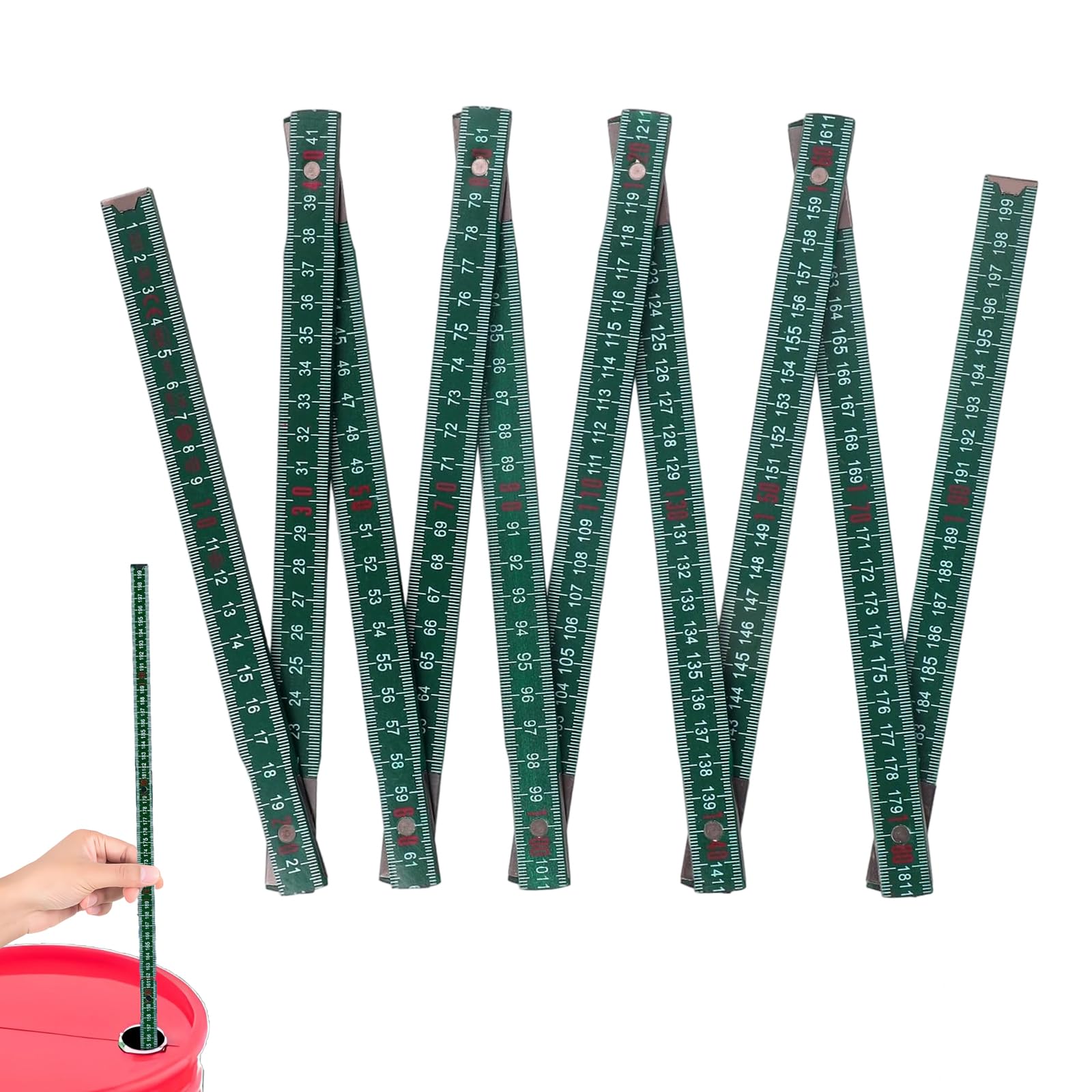 2 Meters 10-Fold Measuring Stick