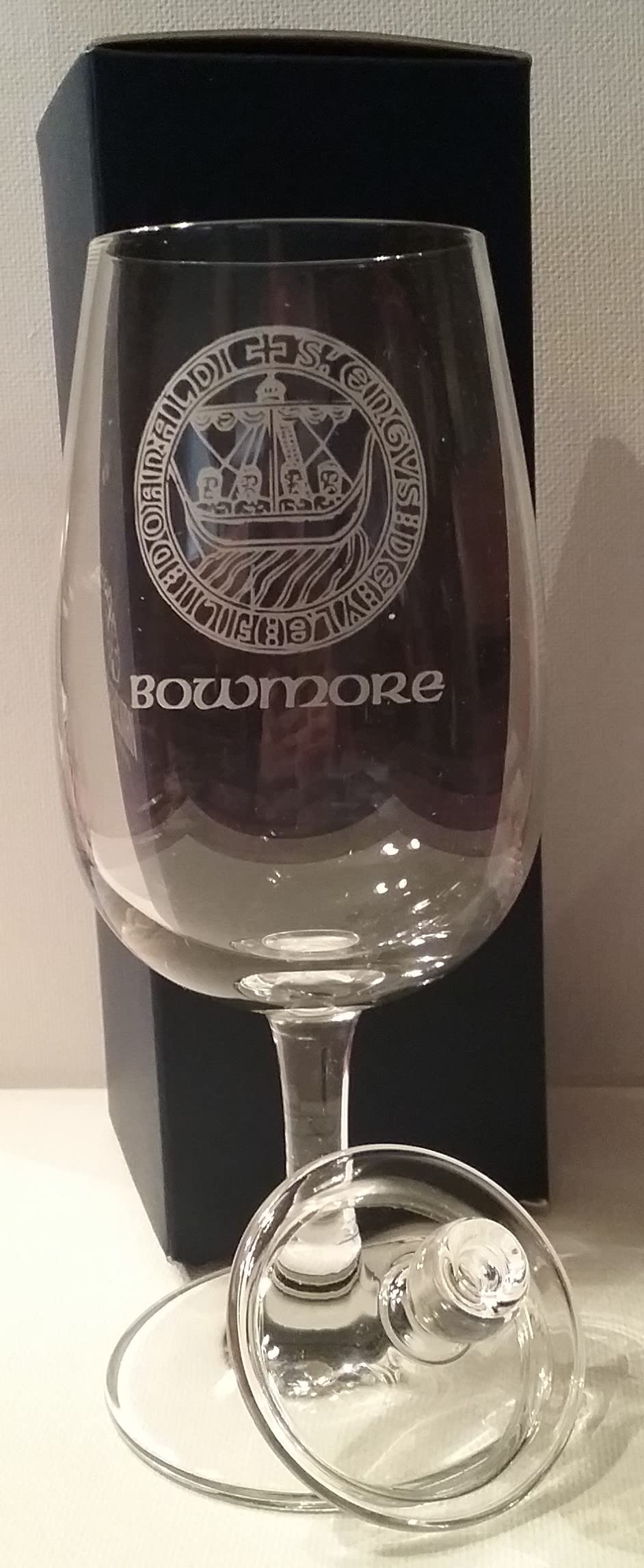 GLENCAIRNBOWMORE ISLAY CREST DEGUSTATION COPITA NOSING GLASS WITH GINGER JAR TOP