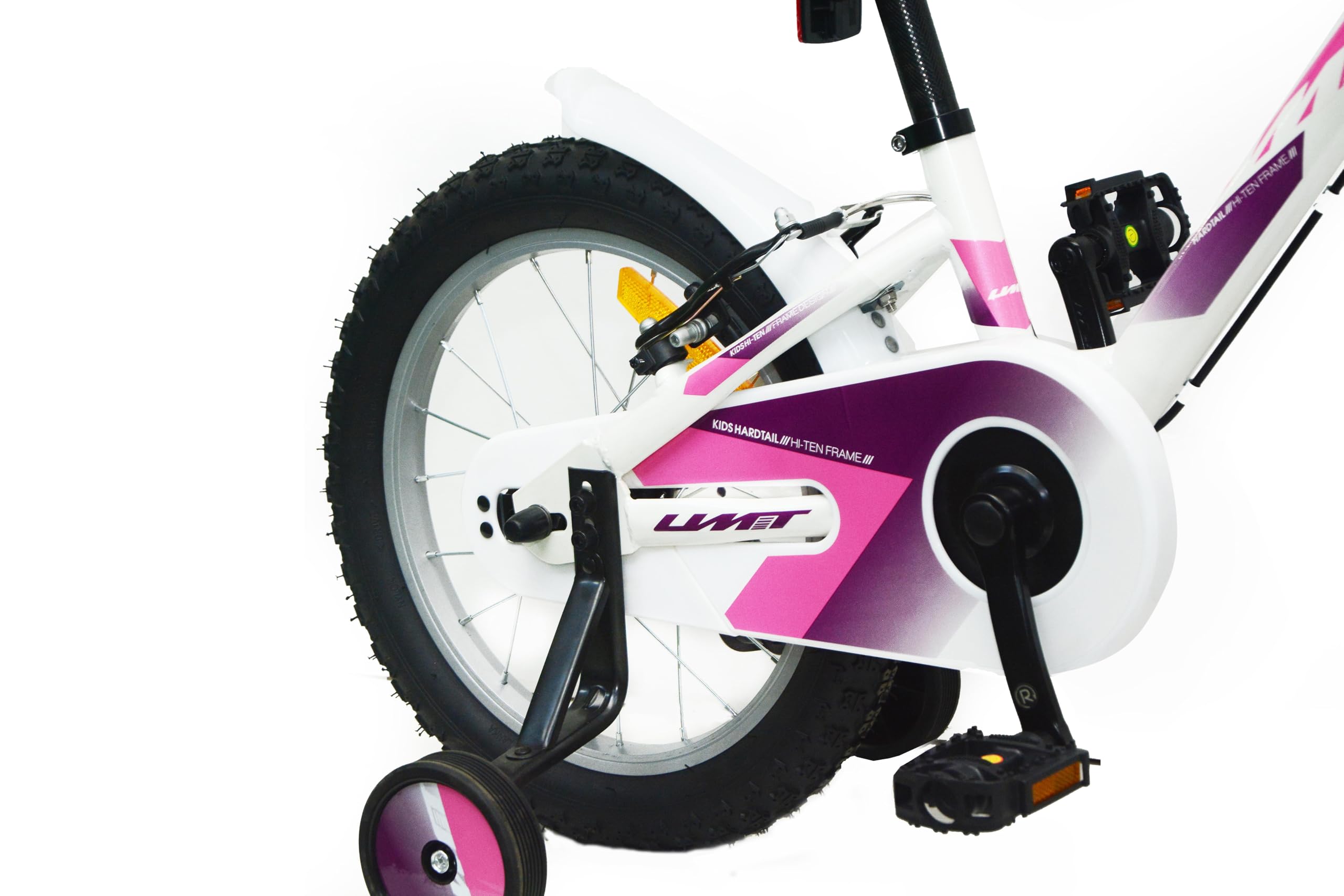 Bicicleta 16 Pulgadas niña | Bicicleta niña 5-7 años + Frenos V-Break + Estabilizadores + Cuadro Acero | Segura y Resistente