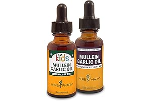 Herb Pharm Mullein Garlic Oil for Kids