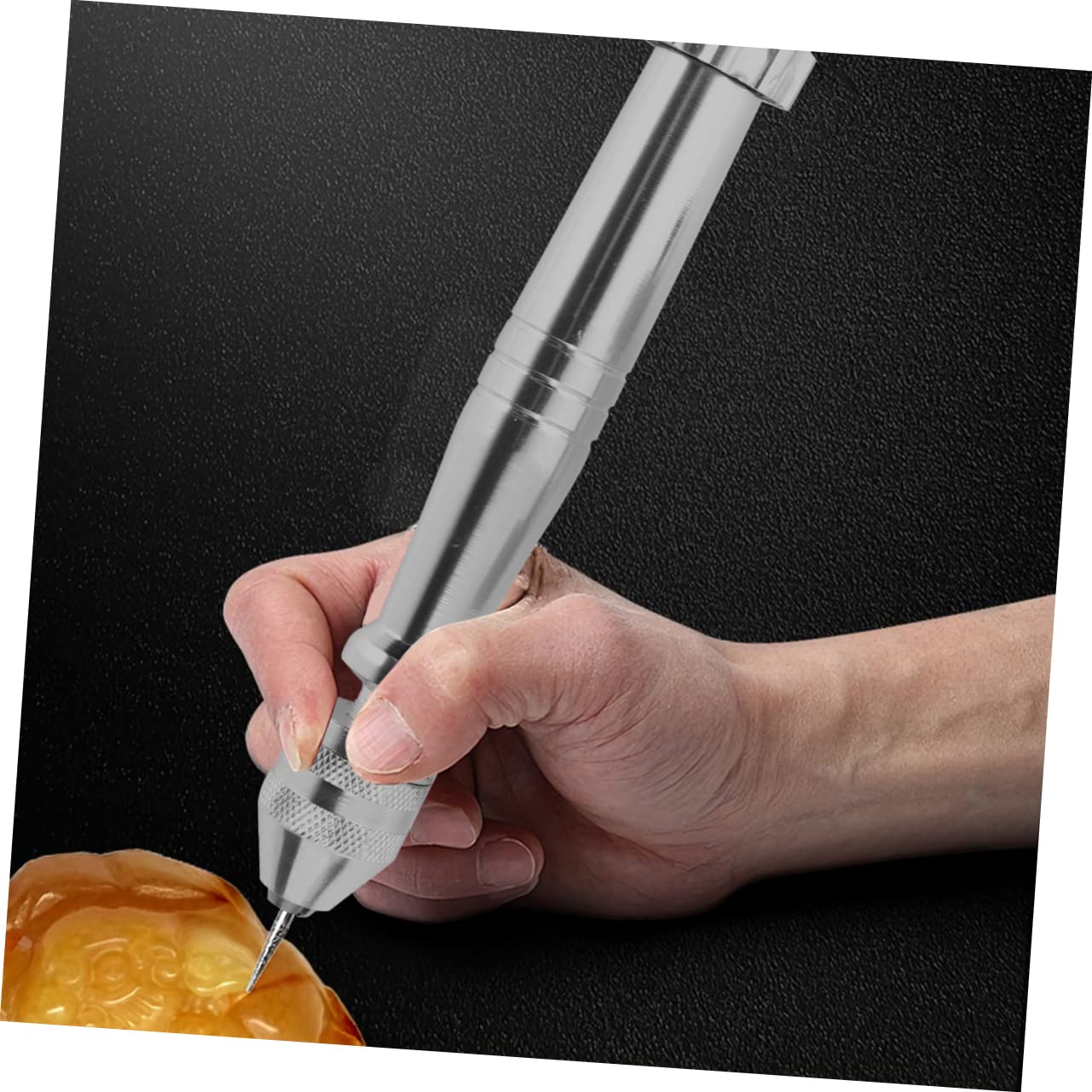 OSALADI 3sets Trapano Manuale Per Fai Te e Lavori Artigianali Inclusi Punte e Base Di Fissaggio Utensile Leggero e Compatto Per Oreficeria e Lavorazione Del