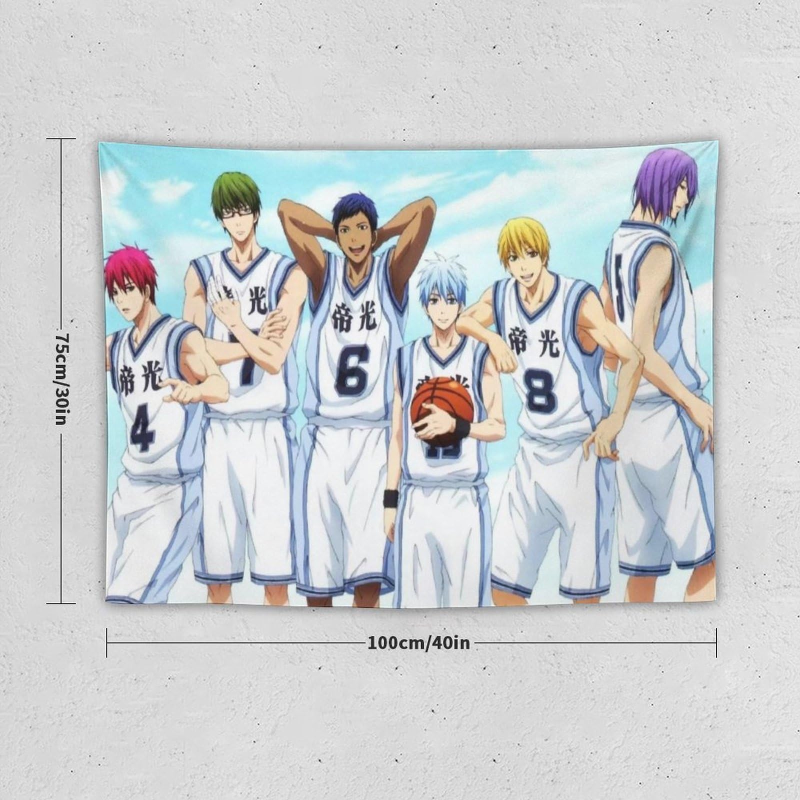 黒子のバスケ　原画　セル画　青峰　黄瀬　緑間　赤司　紫原　黒子　帝光 黒子のバスケ 黒バス 名場面ポスター 黒子 火神 黄瀬 緑間 青峰 紫原