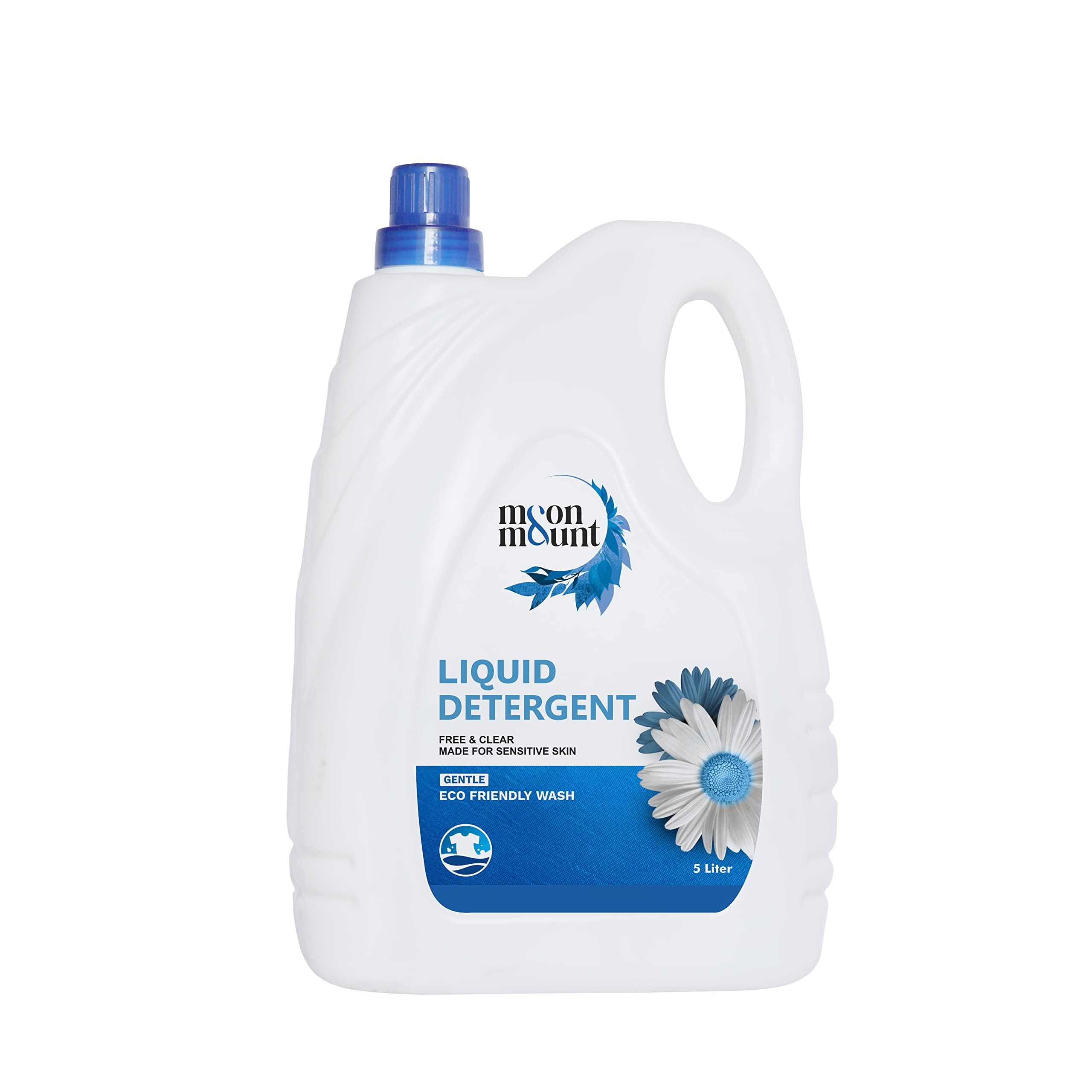 Moon And Mount Liquid Detergent 5 Liter | Laundry Liquid For Fabric Care | liquid detergent for Top Load and Front Load Washing Machine | Balanced PH, Non-toxic (Garden Valley) (B0C3GDP1BN) Amazon Price History, Amazon Price Tracker