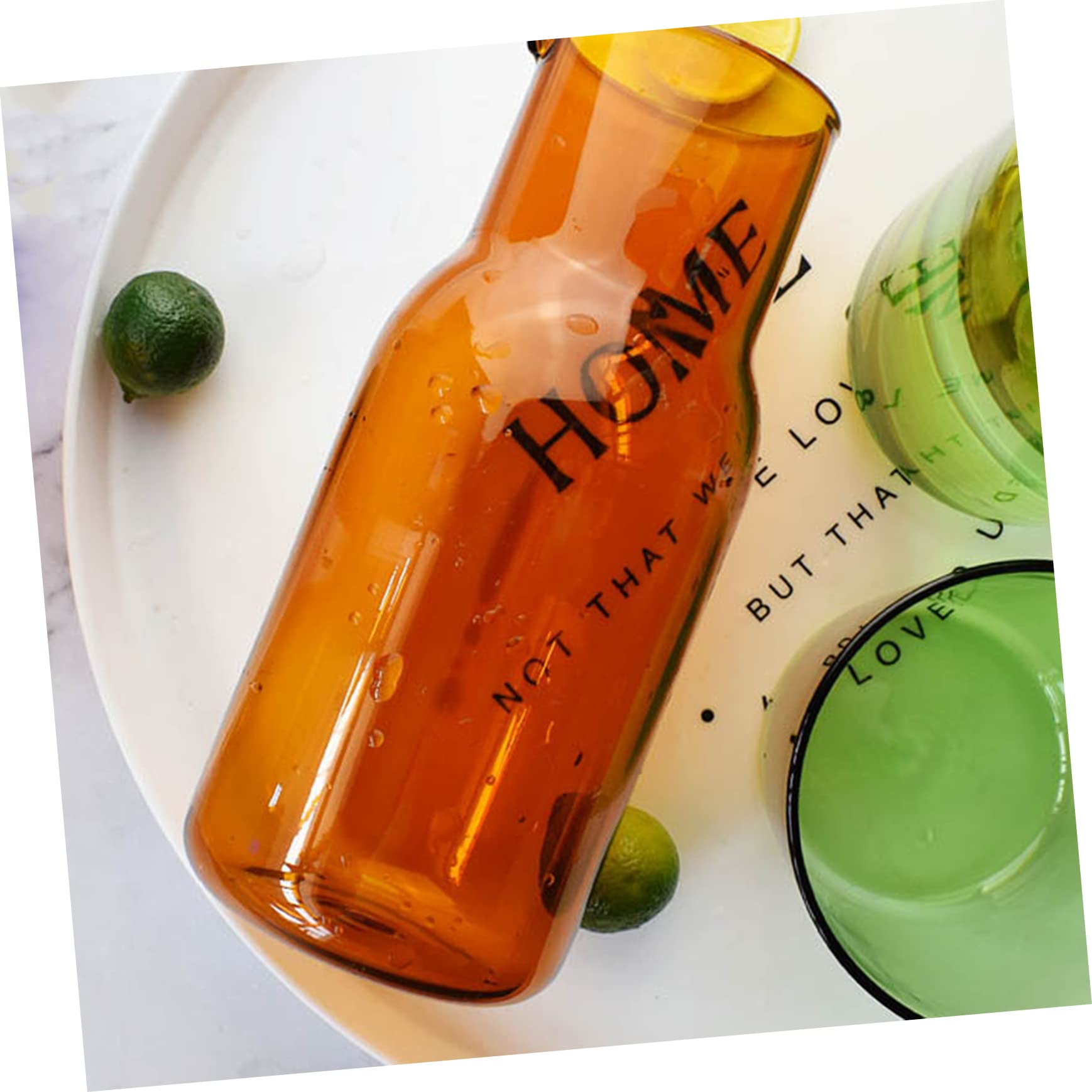 Garneck 1 Set Water Cup Water Bottle and Cup Kit Beverage Tea Jug Lemonade Pitcher Water Jug Nightstand Water Bottle Water Bottles Drink Pitcher Bottle Water Carafe Milk Jug Mug Chocolate