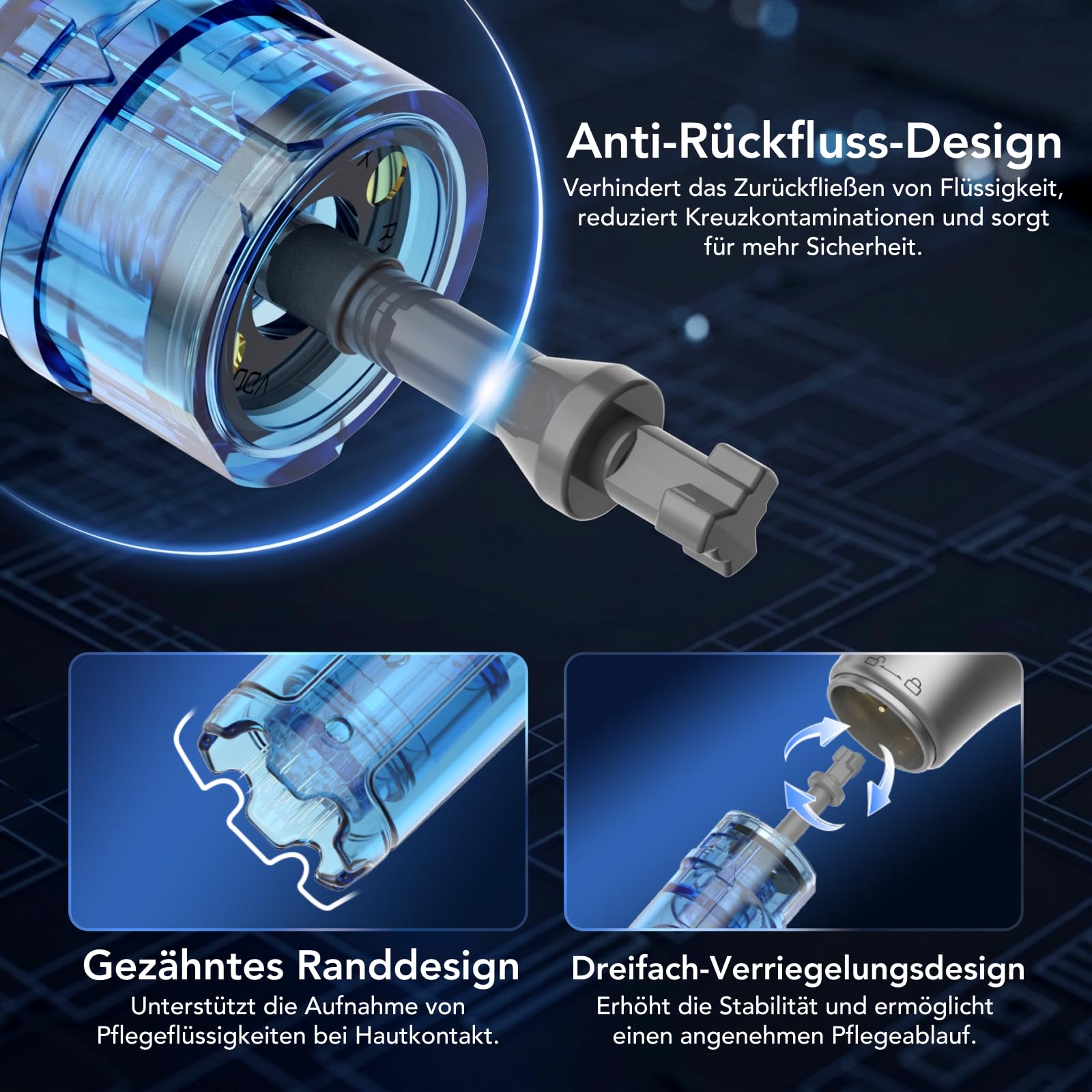 Dr.pen M9 10 Stück Kartuschen Nano-R | M9 Original-Chip | Nano-R: Tägliche Pflege & Make-up Base, schonend für sensible Haut. Ebener Teint, feinere Poren