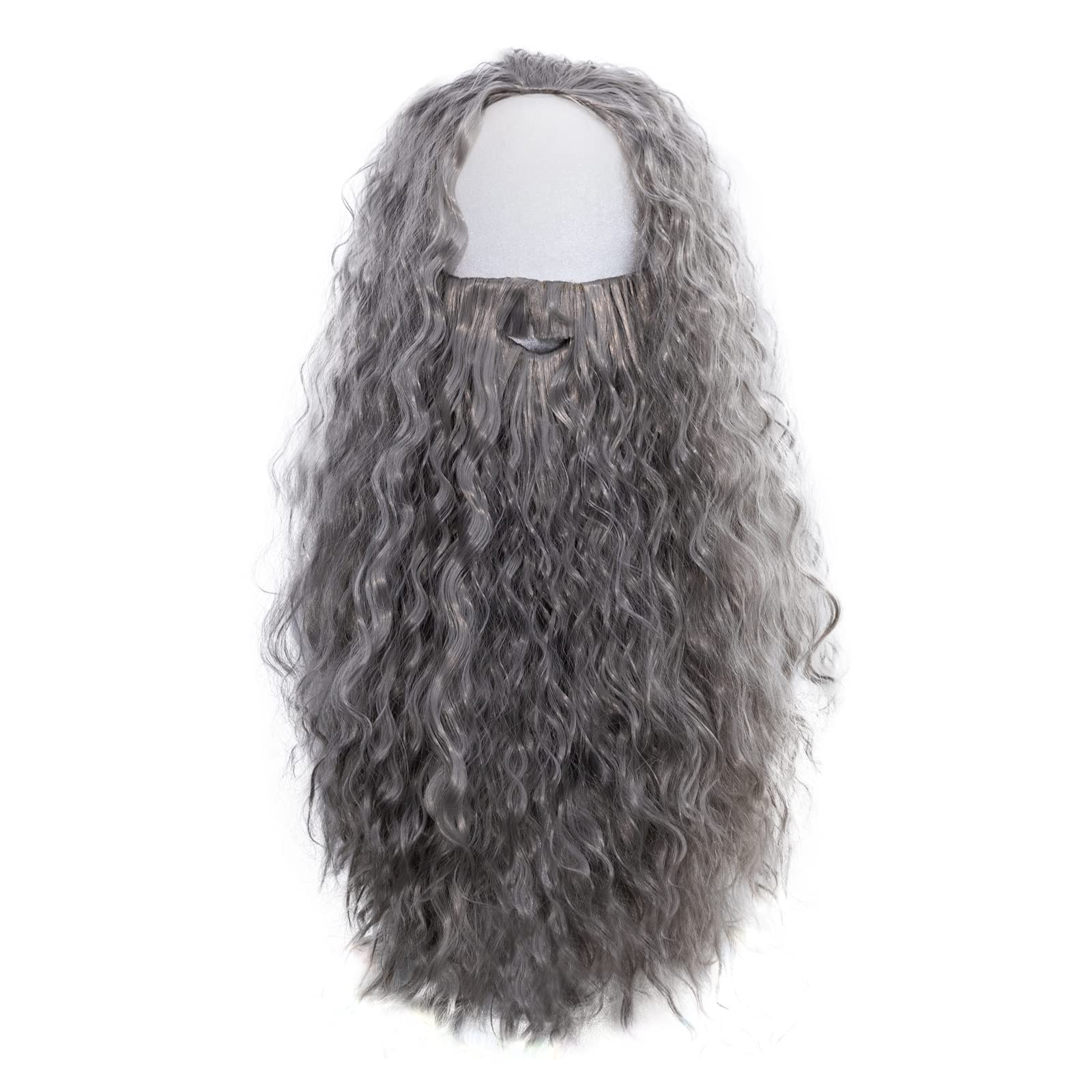 Tovenaars pruik met baard the wizzard kind tovenaar