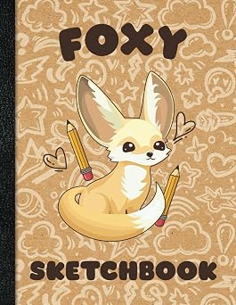 Fennec Fox Sketchbook Notebook, Sketching, Sketch Drawing, For Men, Women, Girls, Boys And Kids