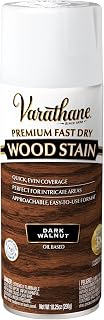 Varathane Premium Fast Dry Dark Walnut Wood Stain Spray - 1 Hr Dry, 1 Coat Coverage for Furniture, Cabinets, Trim | 10.25 oz