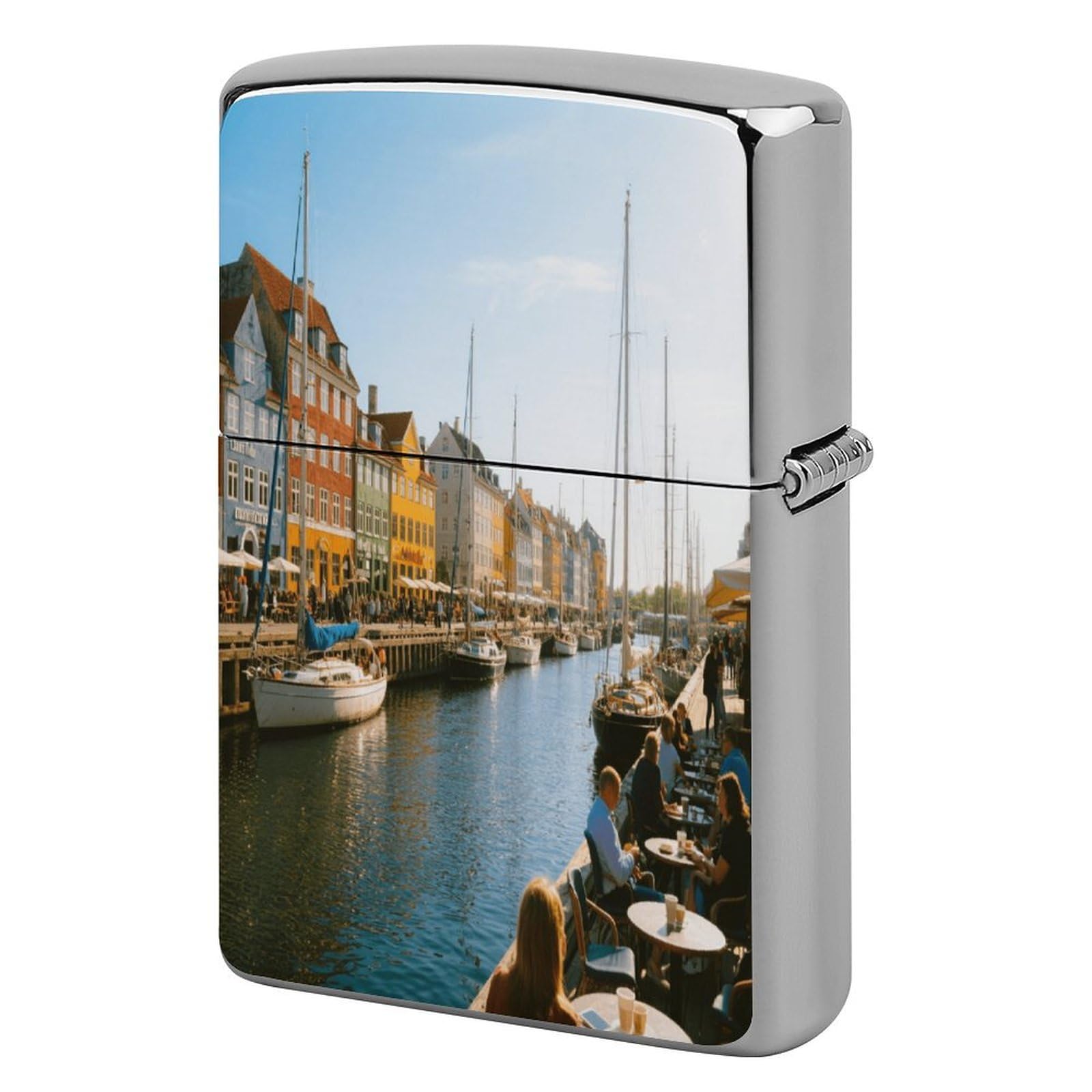 Fekiloot Style Newport Canal Lighter Case Cover Metal Lighter Case
