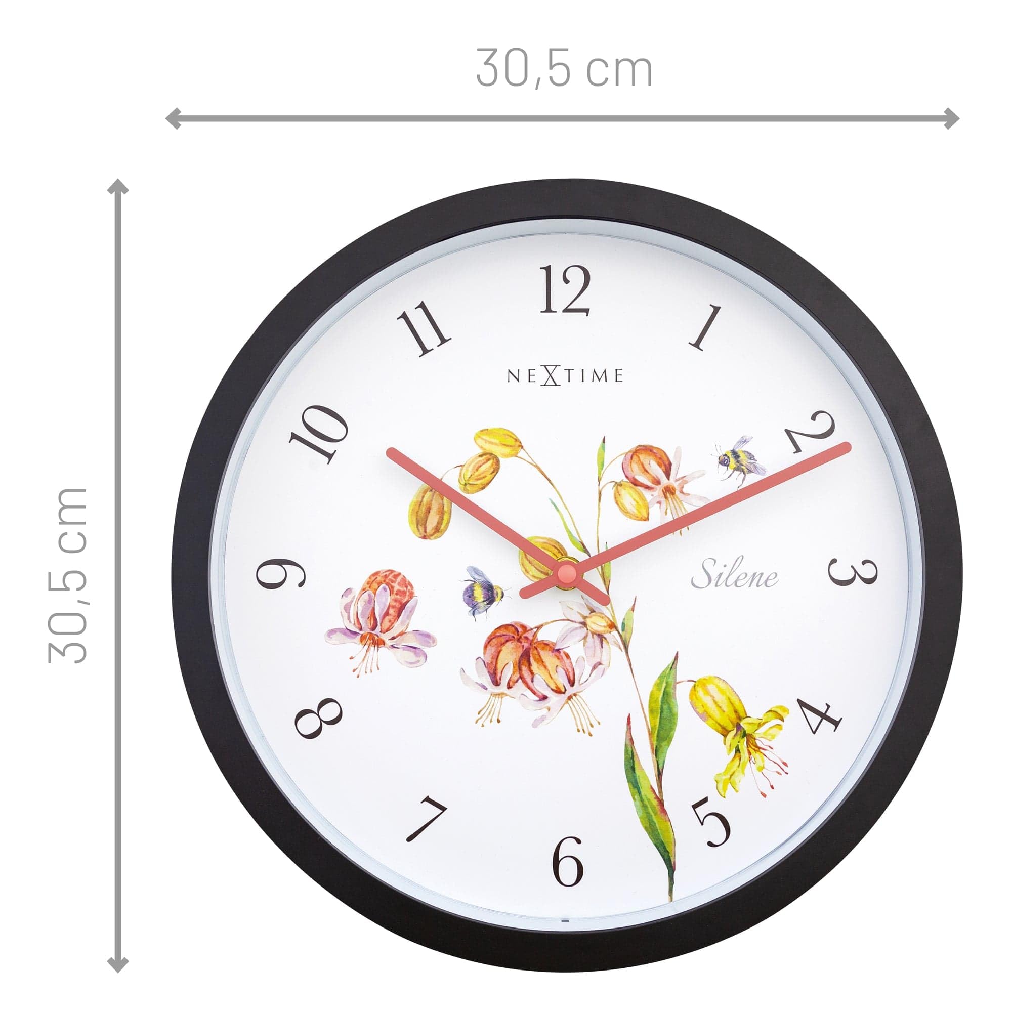 NeXtime Horloge extérieure étanche - 30,5 cm - Blanc - Silene
