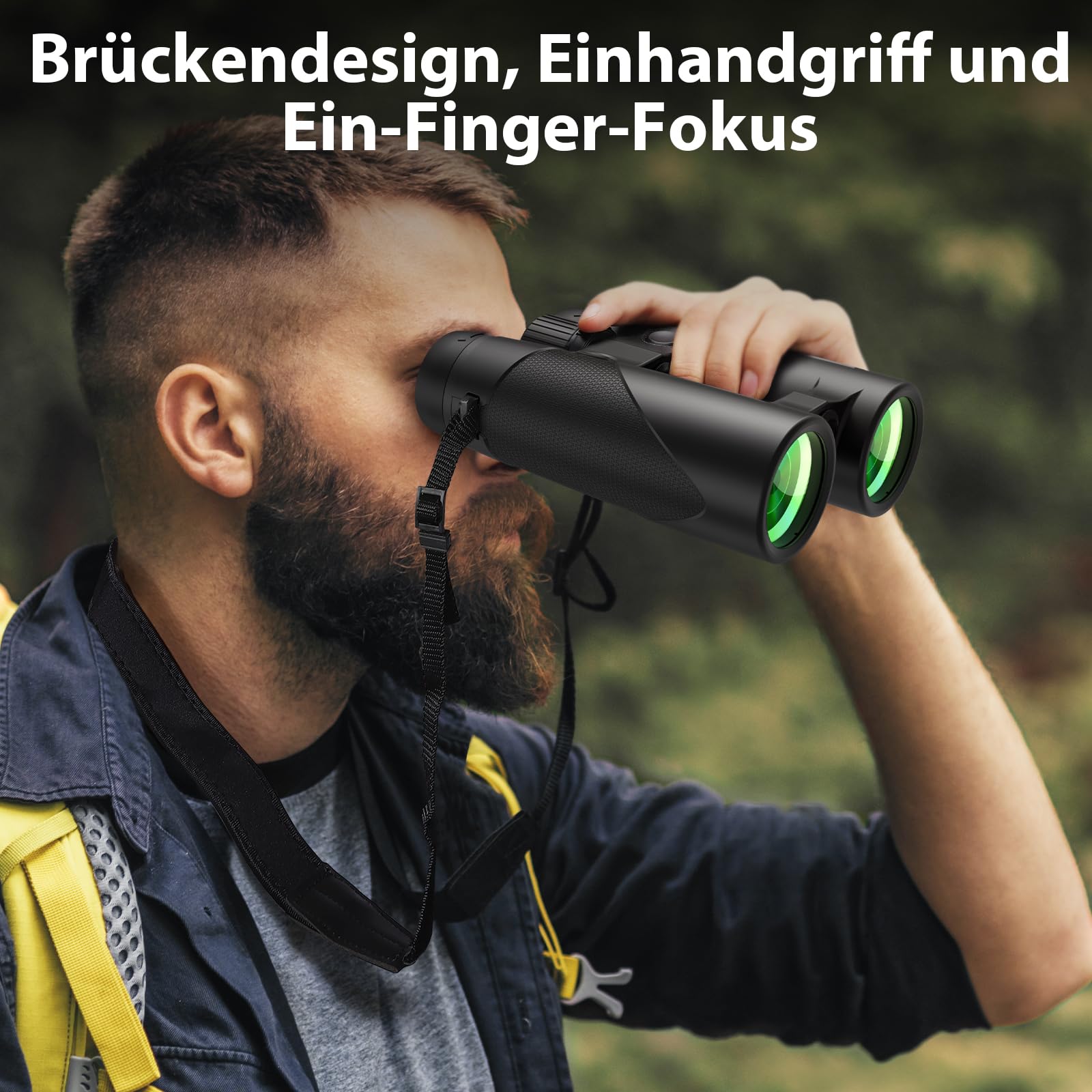 10x42 Fernglas Erwachsene Jagd Vogelbeobachtung: Timorn Ferngläser Wasserdicht mit Trageriemen, Tasche - Leicht Feldstecher für Naturbeobachtung, Tier, Reise, Sport, Konzerte