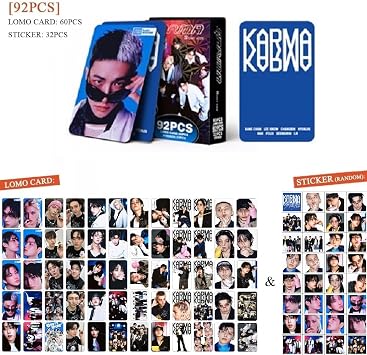 4Pack/240PCS Photocards,Stray-K Album Lomo Cards Greeting Cards for Collection(Purple)