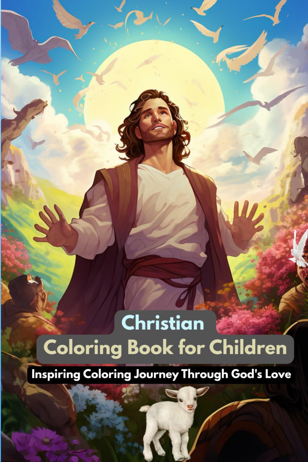 Christian Coloring Book for Children: Inspiring Coloring Journey Through God's Love