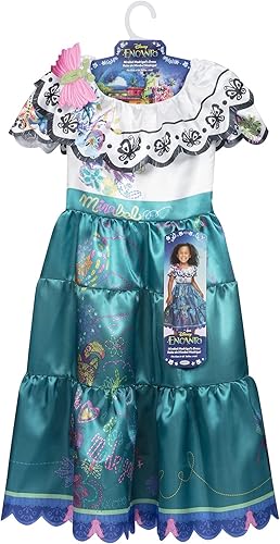 Miniatura 2 de Disney Encanto Vestido Isabela disfraz para niñas de 3 años en adelante atuendo para niños de 4 a 6X