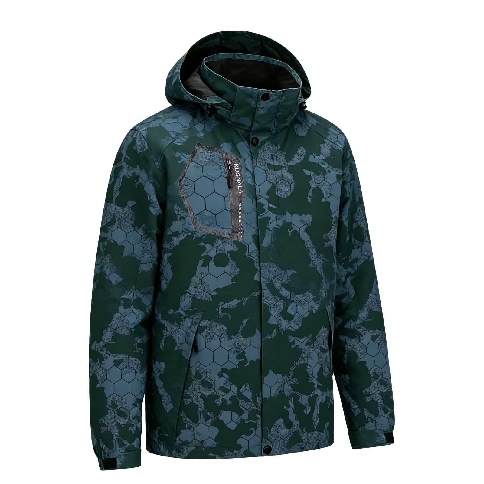 Men's Rain Jacket Waterproof Lightweight Hood jackets for Hiking Cycling Travel Raincoat S-6XL
